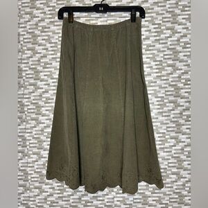 J. Jill A-Line Skirt in Olive